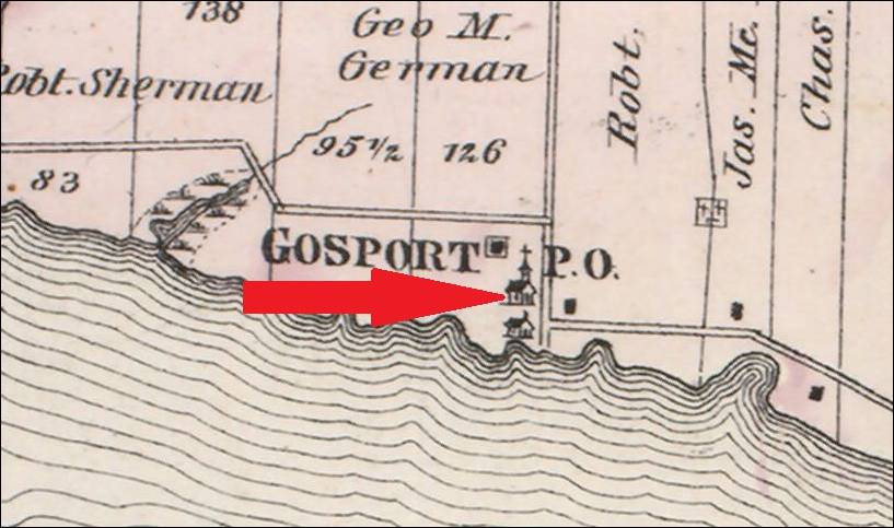 1878 Map Gosport