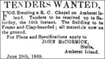 1869 July 2 KN  Am Isl church tender