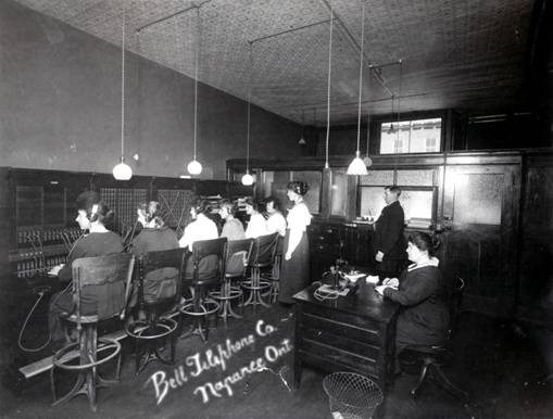 Cavanaugh - Bell Telephone Co  Napanee Ontario front ca1920 
