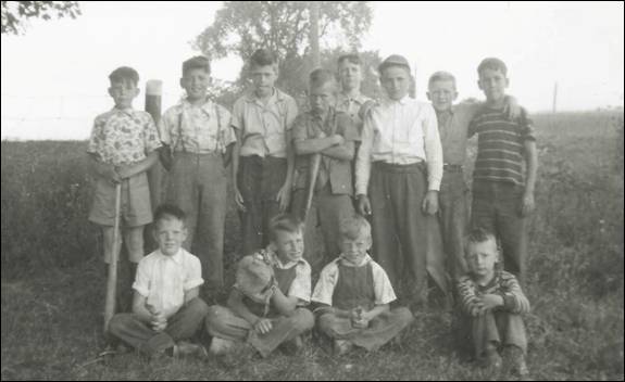 Adol Boys Ball Team or school ca 1949 ed