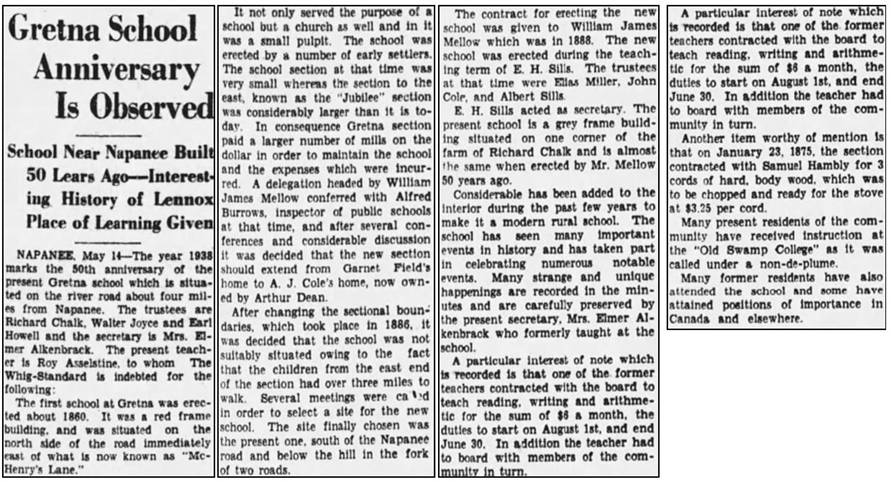 1938 May 14 Whig Gretna History