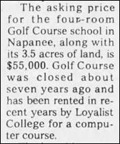 1985 Mar 14 Whig Golf Course School for sale