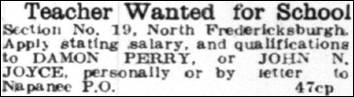 1904 Nov 18 NB Teacher wanted NF