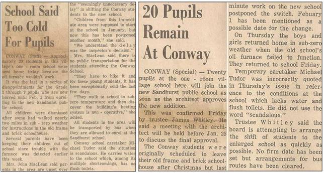 1966 Whig Conway School
