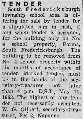 Tender for Parma School