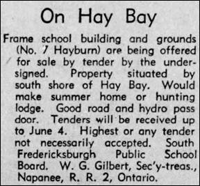 1948 May 8 Whig SS7 Hayburn School for sale